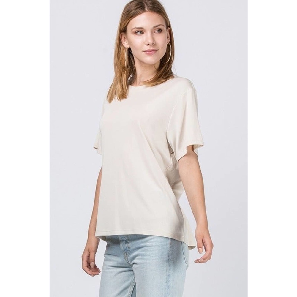 Relaxed Fit Jersey Tee